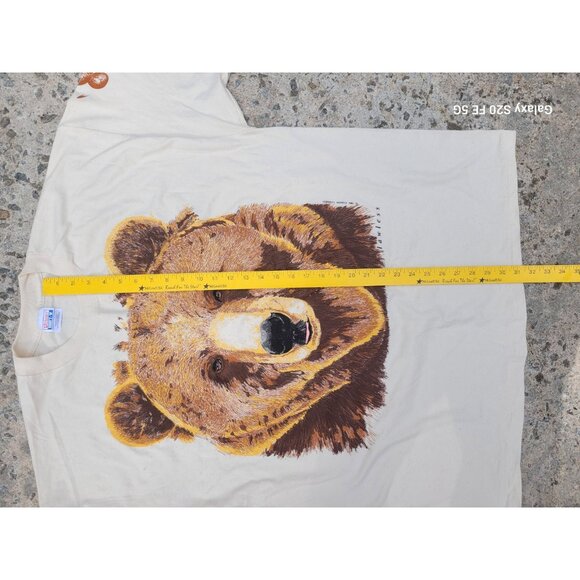 2XL Animal Lover Bear Grizzly Brown Kodiak Preshrunk Cotton Vtg 2003 Lawless NOS - Picture 4 of 10